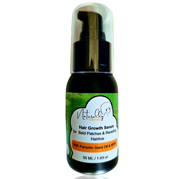 Naturally Thembz Hair Growth Serum for Bald Patch &amp; Receding Hairline 50ML