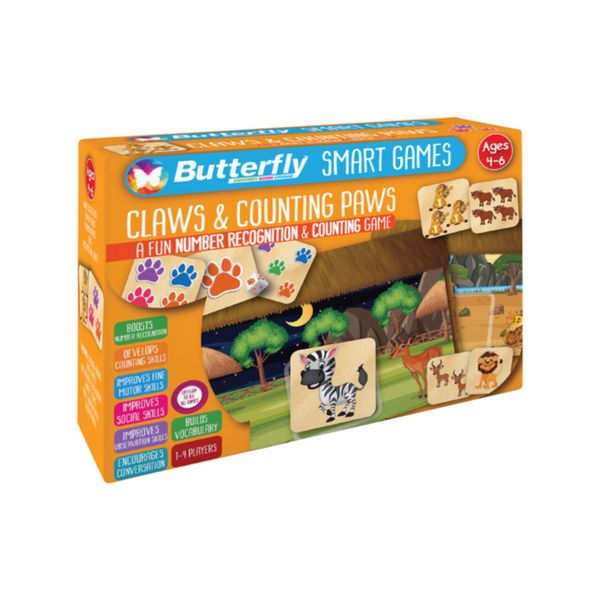 Butterfly Smart Games - Claws &amp; Counting Paws