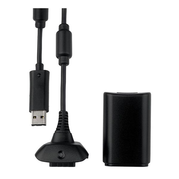 Play and Charge Kit Black for Xbox 360