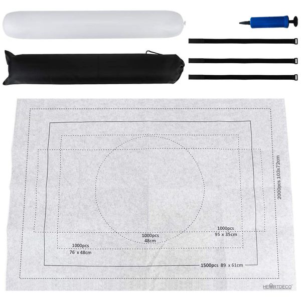 Jigsaw Roller Puzzle Mat Kit with Storage Bag-Up to 2000 Pieces