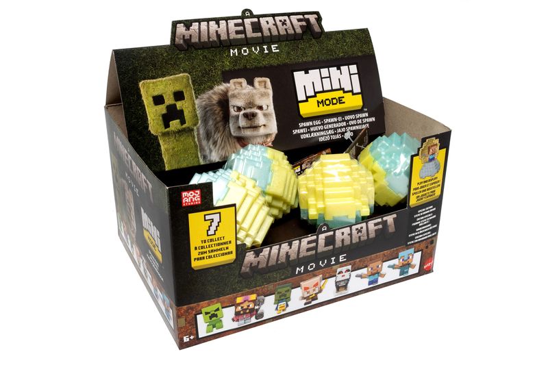 Minecraft Mini Spawn Eggs 4 Piece - Blind pack