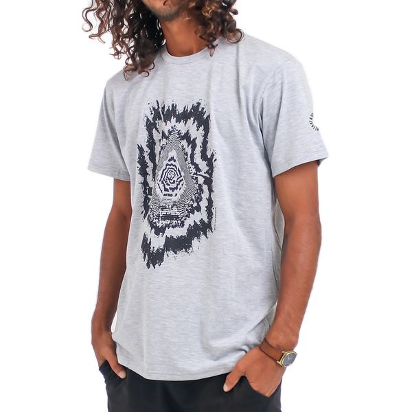 Volcom Men's The Projectionist Short Sleeve T-Shirt - Grey Melange Image
