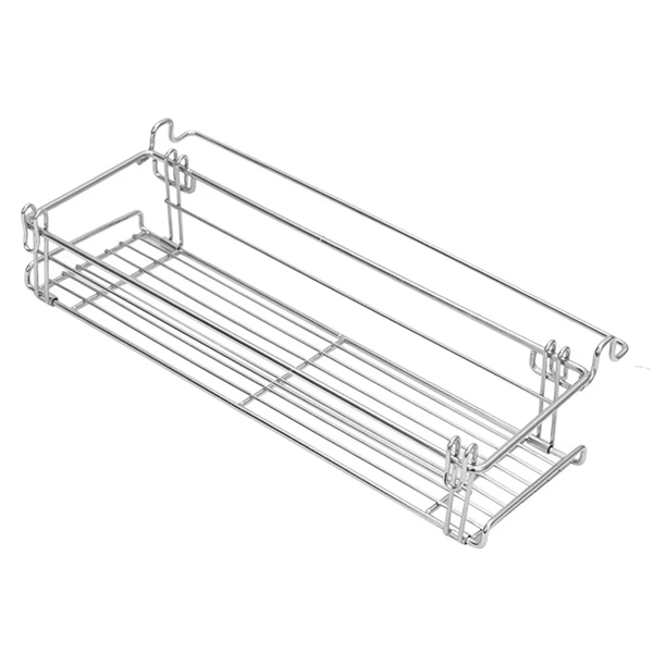 Outdoor Aluminum Table Side Storage Rack