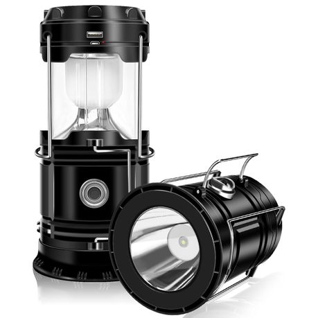 LED Camping Lantern Rechargeable Collapsible Portable Flashlight Waterproof Image