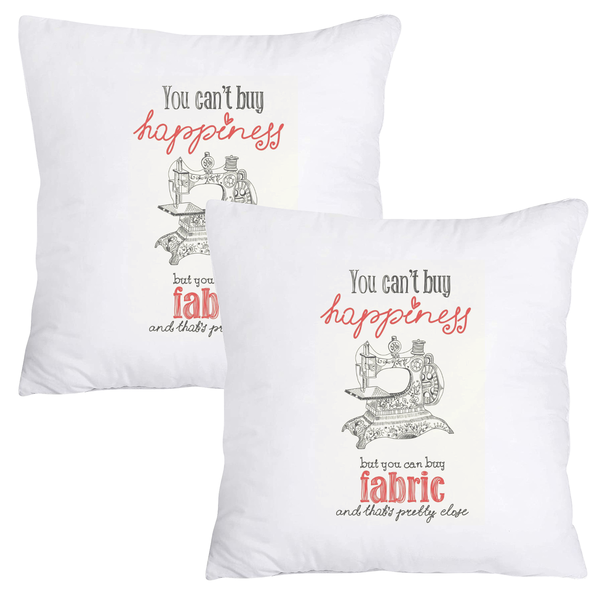 Scatter Cushion Cover Set - You can't buy happiness, but u can buy fabric