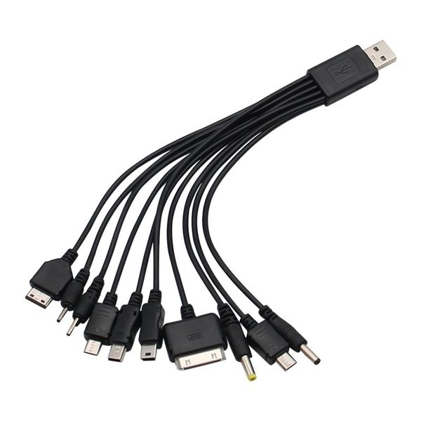 10-in-1 Universal USB Charger Cable Compatible with Samsung Xiaomi Huawei