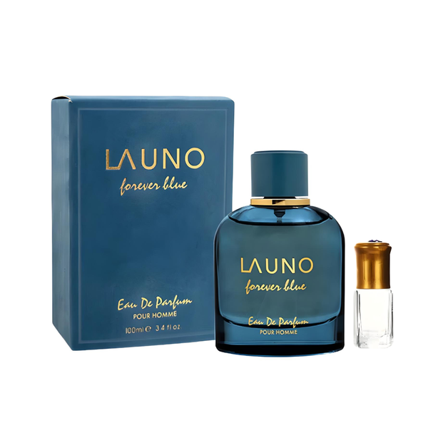 Fragrance World - Launo Forever Blue for Men EDP - 100ml + Perfume Oil