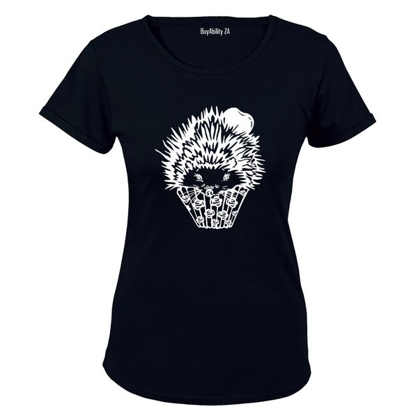 Cupcake Hedgehog - Ladies - T-Shirt