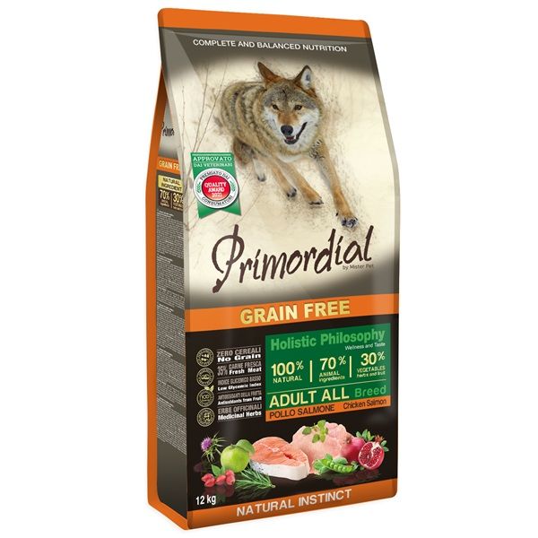 Primordial Adult Chicken &amp; Salmon 12kg