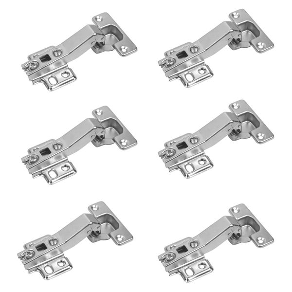 Tool 46g Hydraulic Full Overlay Concealed Soft Close Hinges Set Of 6 -9.8cm
