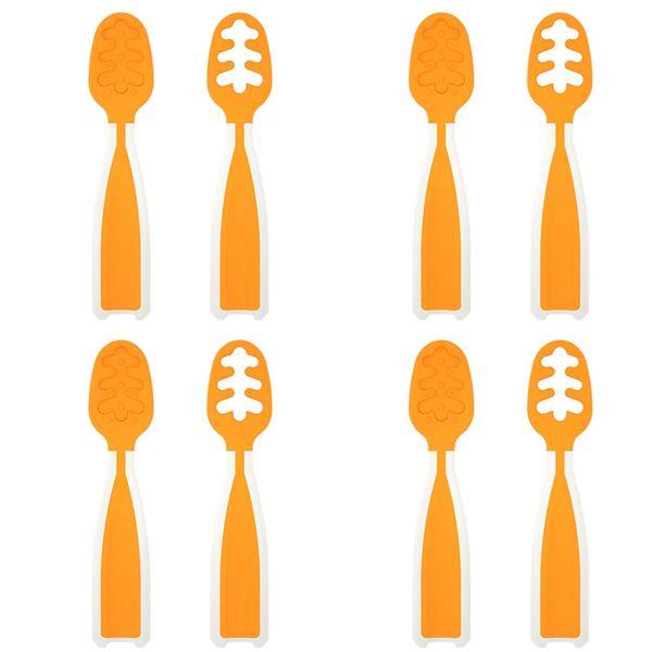 Baby Self-Feeding Spoon Set, Flexible Teething Spoons, Ideal for Pureed Foo