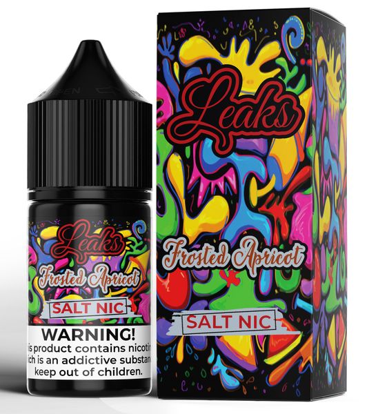 Leaks-Frosted Apricot Explosion 50mg Salt Nic Vape Juice E-Liquid