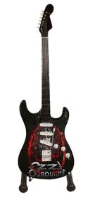 Ornamental Mini Wooden Guitar - Ozzy Osbourne 7xm x 24cm | Shop Today