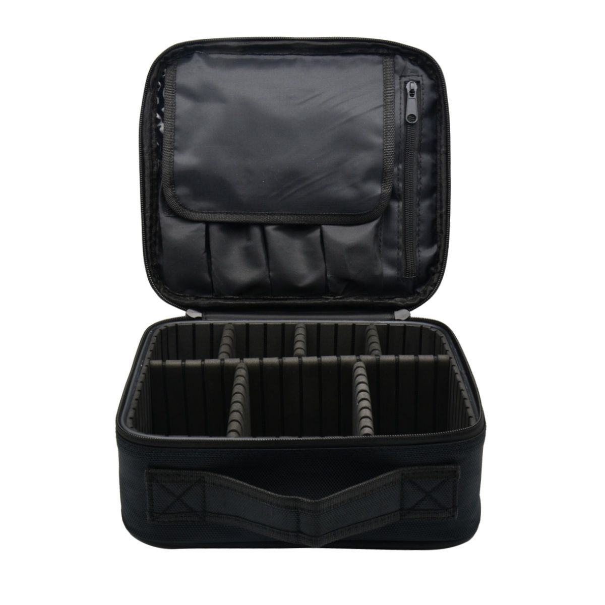 Makeup Bag, Portable Travel Cosmetic Bags, Toiletry Bag - Black