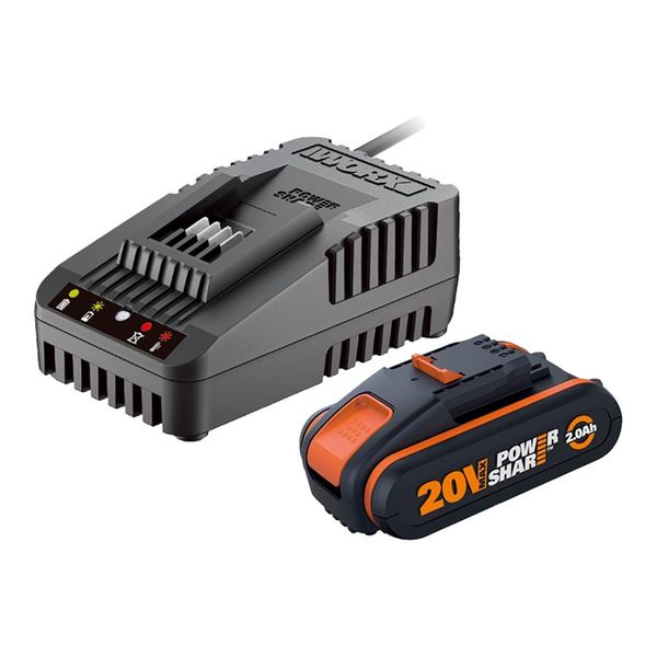 Worx Powershare 2.0AH Battery &amp; Charger 20V | KIT