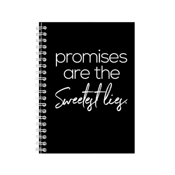 Promises A5 Notebook Spiral Lined Motivational Sayings Graphic Notepad 146