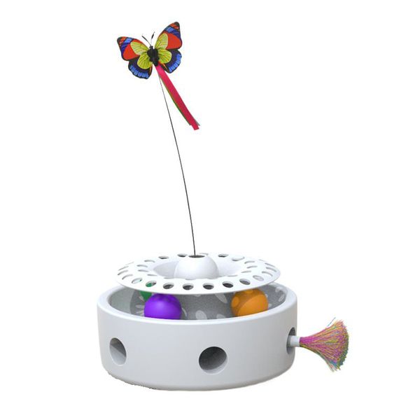 New pet electric three-in-one cat turntable toy
