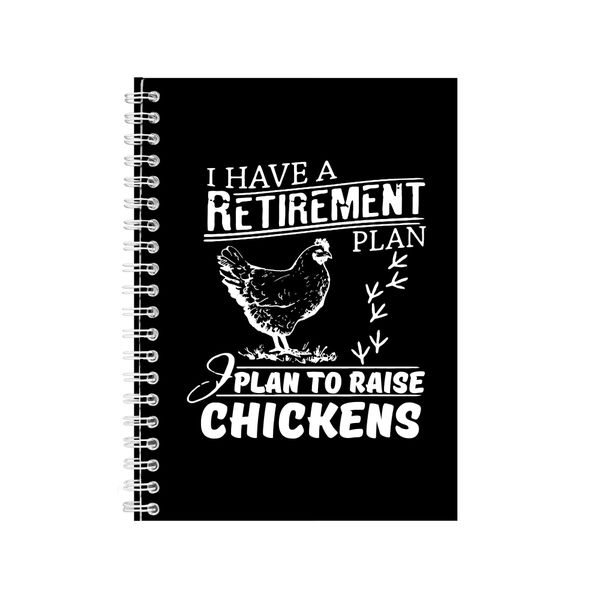 Retirement Notebook Gift Idea Writing Book Notepad Pad 33