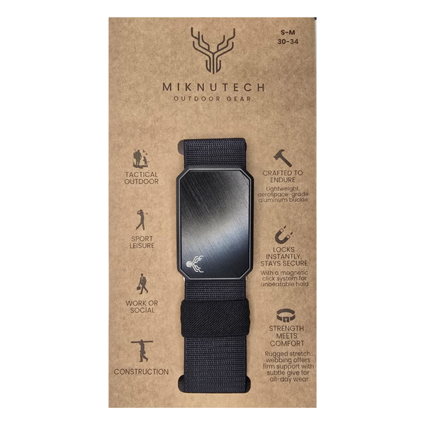 Miknutech Magnetic Click Automatic Belt S-M: 30-34" Weist