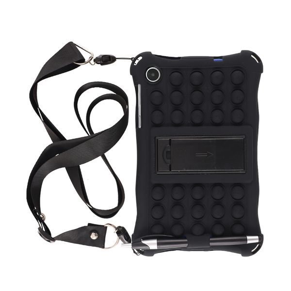 TUFF-LUV Kids Rugged Case for Lenovo Tab M8 Gen 4 TB-300FU - Black