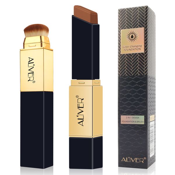 Aliver 2-in-1 Colour Changing Concealer Stick with Brush