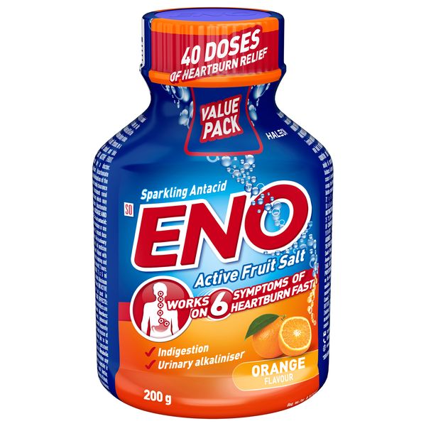 ENO Active Fruit Salt Orange 200g