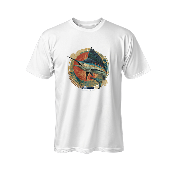Okuma T-Shirt Aztec Sailfish - White
