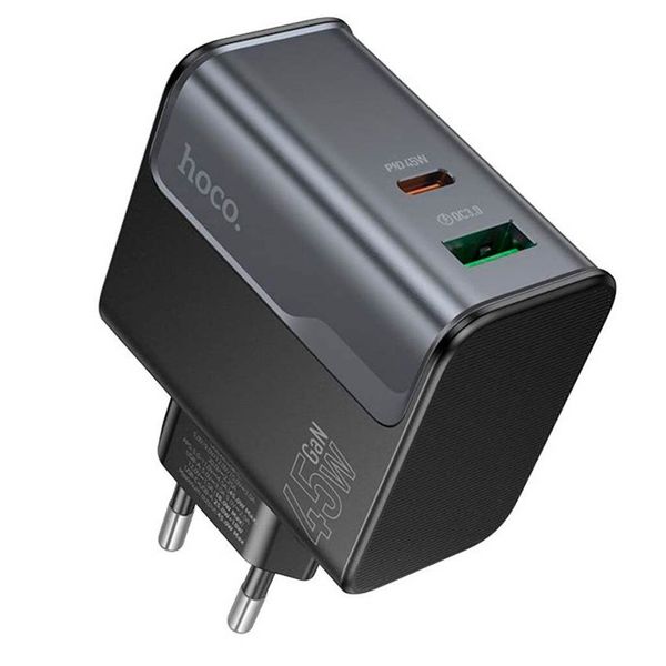 Dual Port USB-C &amp; USB-A Fast Charger PD20W/30W for Phones &amp; Tablets