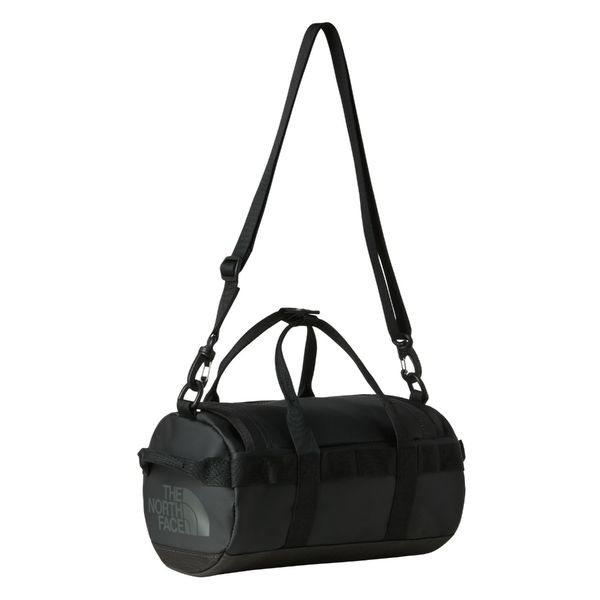 The North Face Base Camp Duffel Shoulder Bag in Black-Asphalt Grey