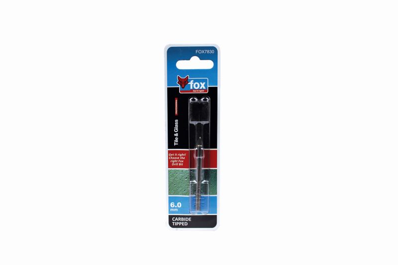 FOX Glass &amp; Tile Drill Bit 6.0mm