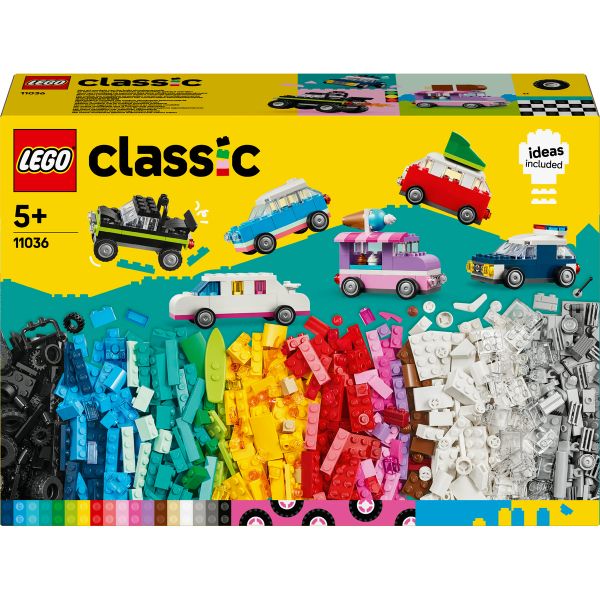LEGO® Classic Creative Vehicles 11036 Building Blocks Cars - 900 Pieces