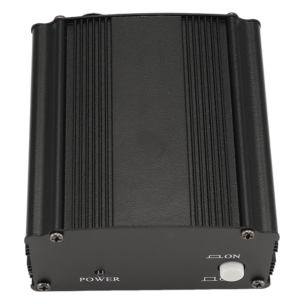 1-Channel 48V Phantom Power Supply with XLR 3 Pin Microphone Cable