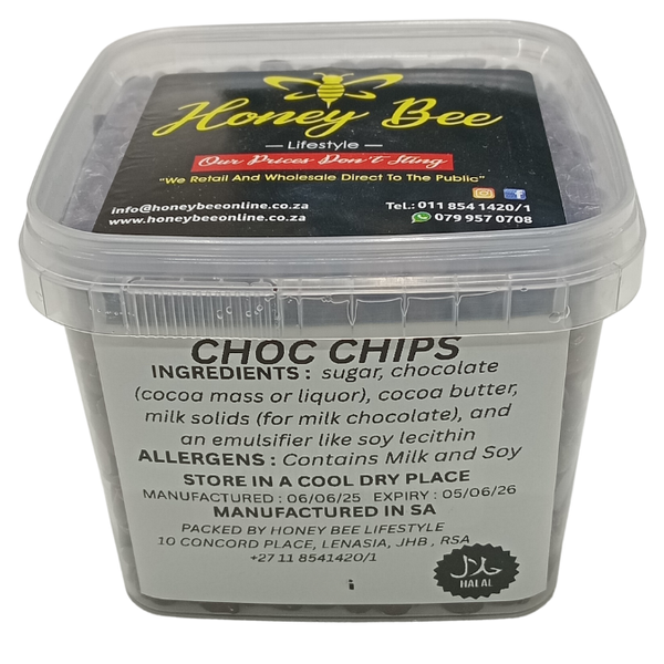 White Choc Chips 500g - HBL