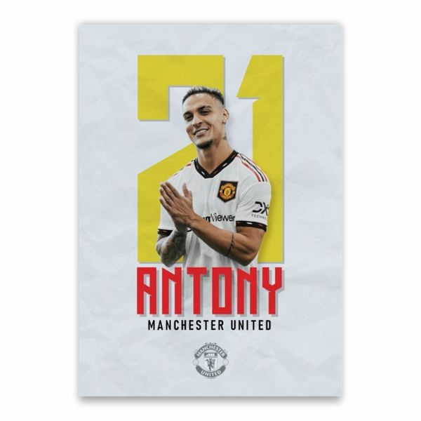 Antony Manchester United Poster - A1