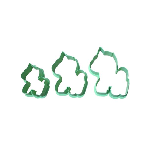 Hubbe Cookie Cutter - Unicorn Set of 3