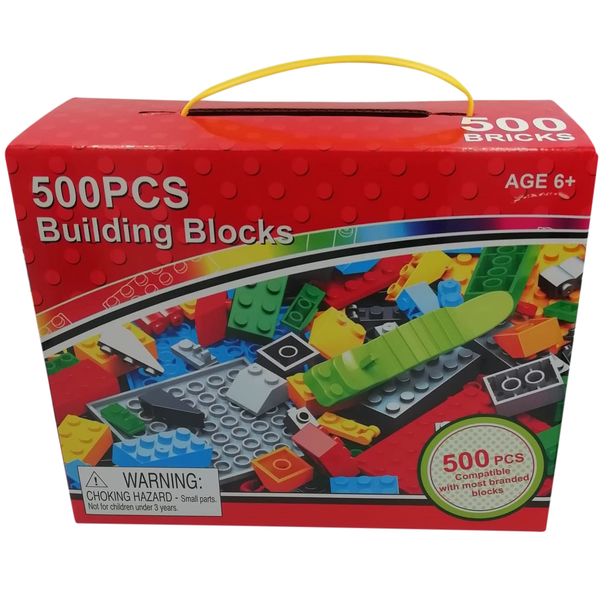 500Pcs Building Blocks - Major Brands Compatible