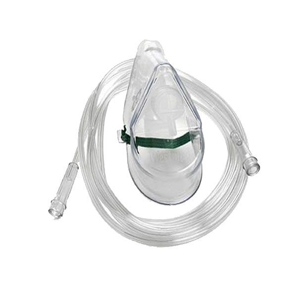 Oxygen Mask with Tubing - Disposable - Latex Free - Pead/Child - 10 Pack