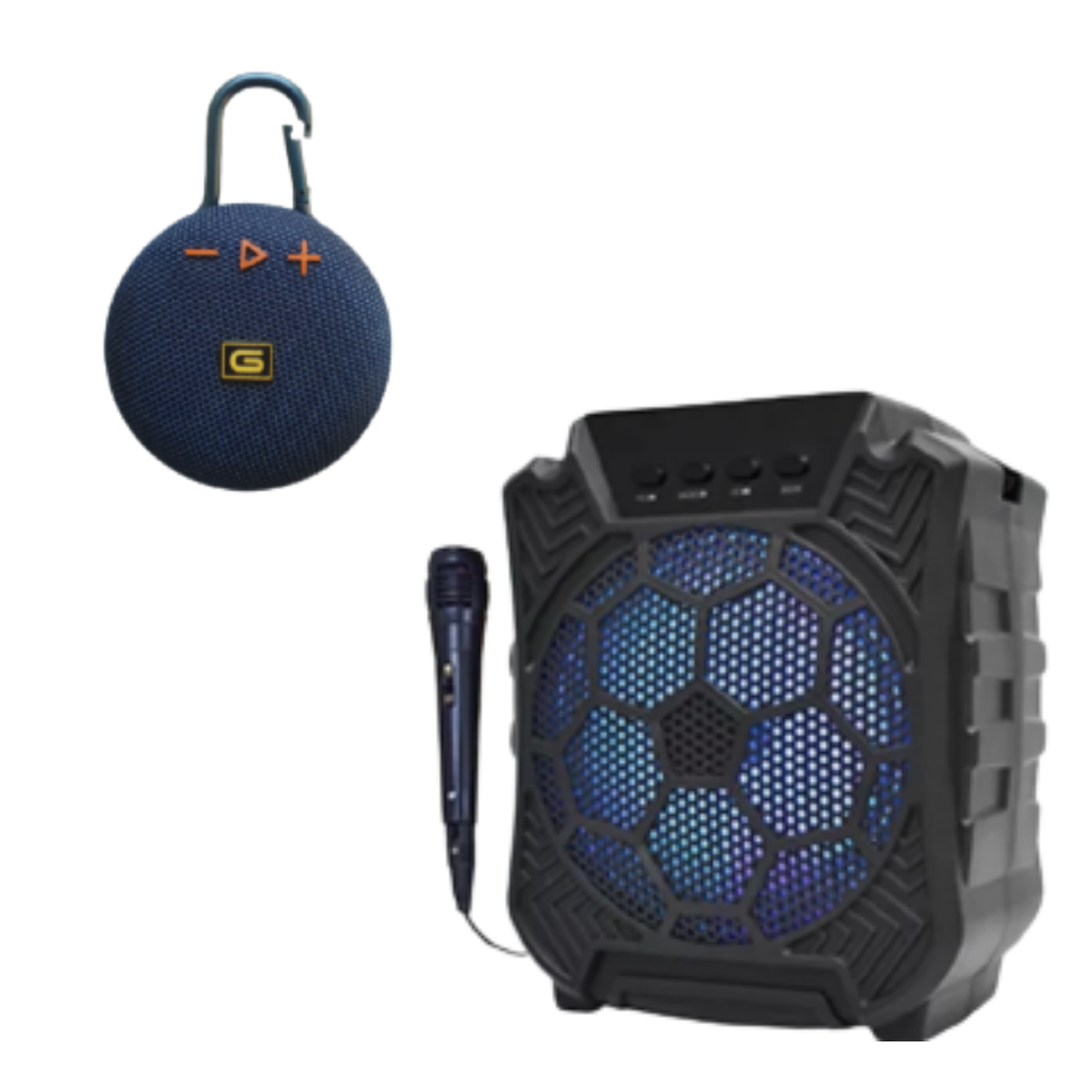 Party Box 6.5 inch Loudspeaker With Bluetooth Clip Speaker | Shop Today ...