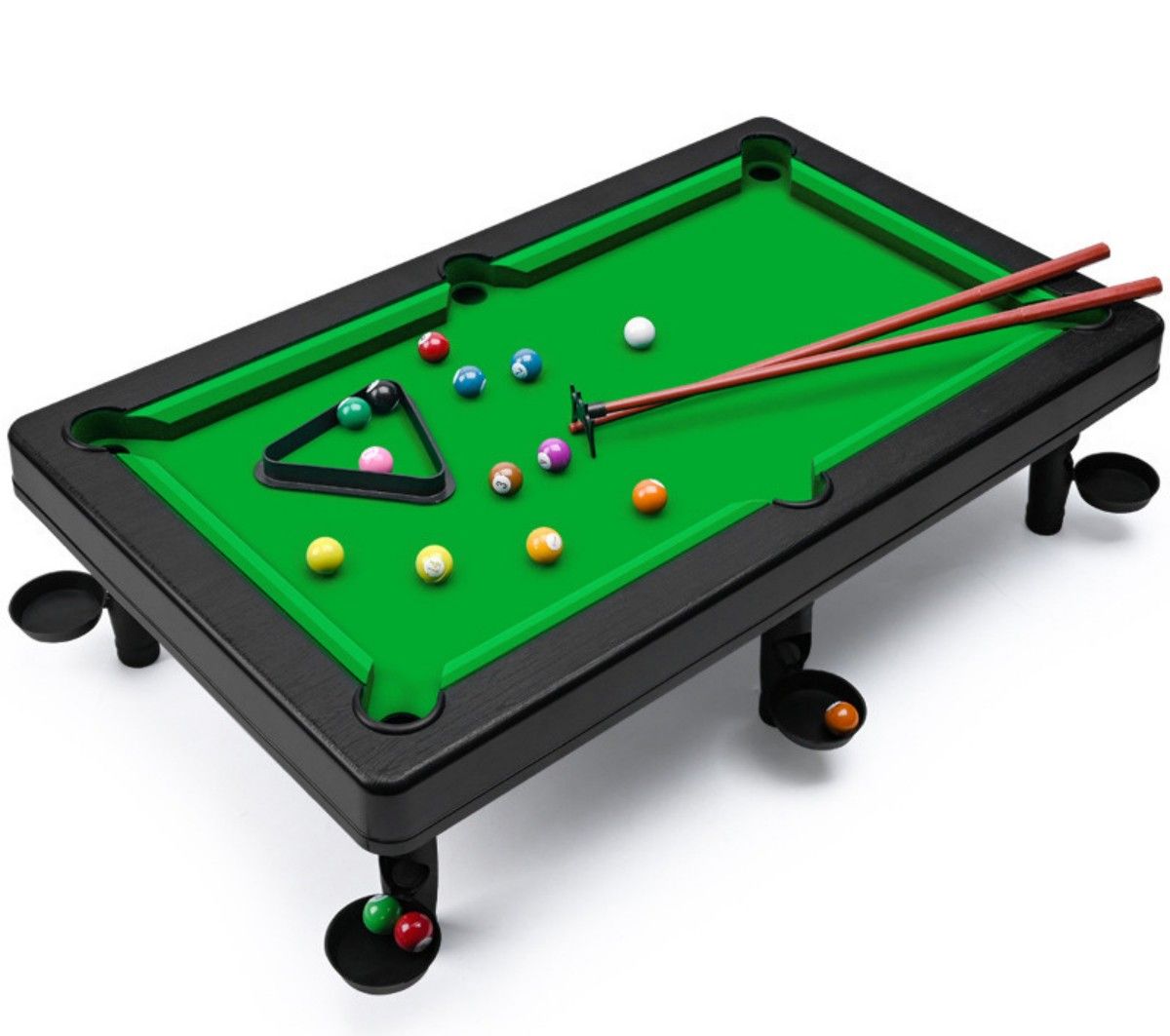 Kids Toy-Standard Pool Billiards Set-Kids Snooker Set-Table Game ...