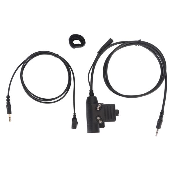 3.5mm PTT Adapter with Clip for Mobile Phones