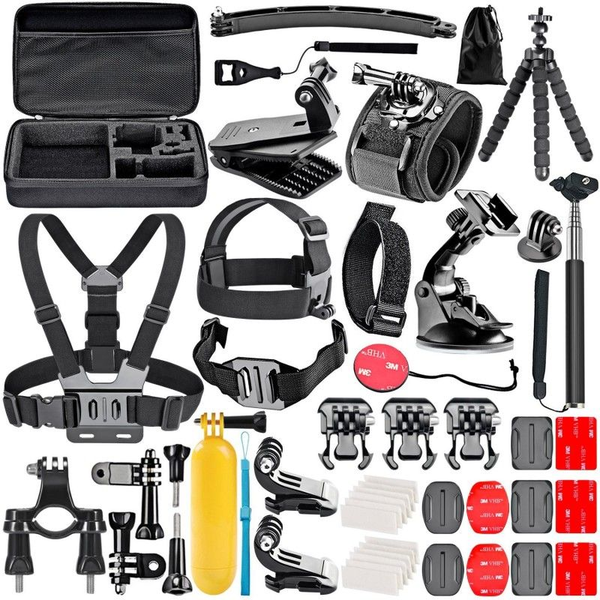 AIMAX 50 in 1 GoPro Hero Accessories &amp; DJI Osmo Action Accessory Kit