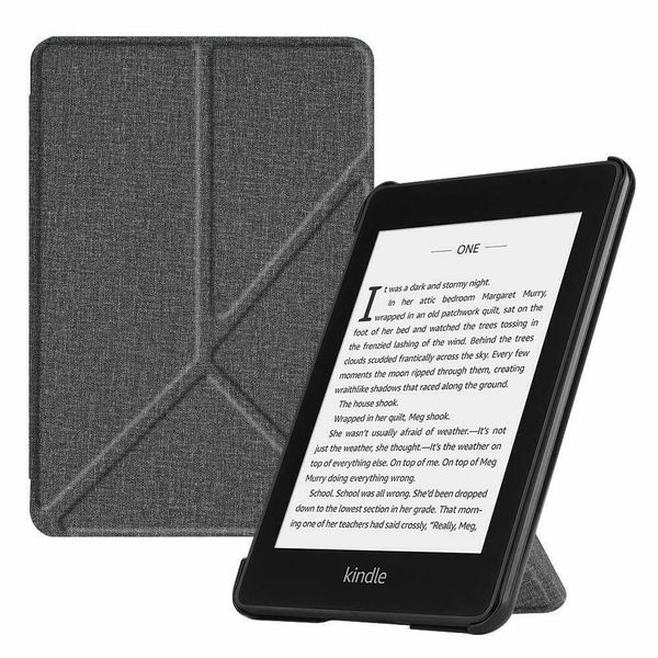 Fintie Origami Case Kindle Paperwhite 10th Gen 2018 - Grey
