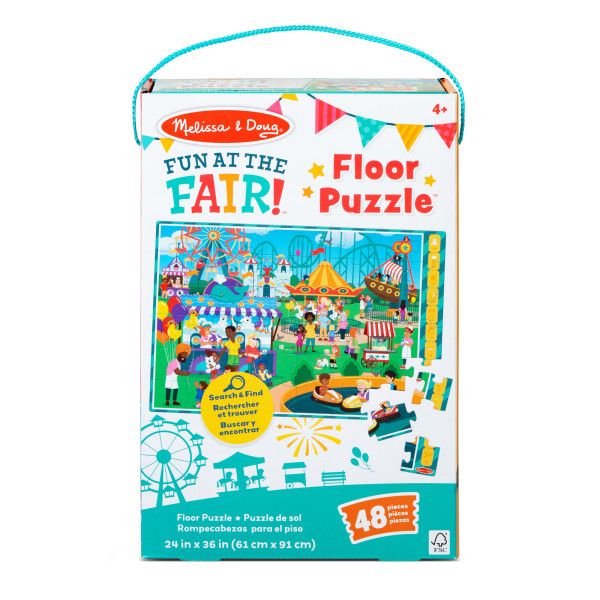 Melissa &amp; Doug Fun at the Fair 48pc Floor Puzzle