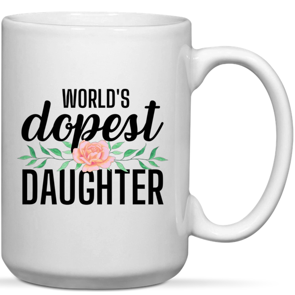 World's Dopest Daughter Birthday Christmas Gift Mug