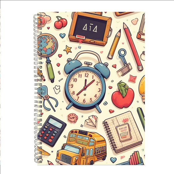 Banana A4 Notebook Spiral Lined Back to School Graphic Notepad Present 132