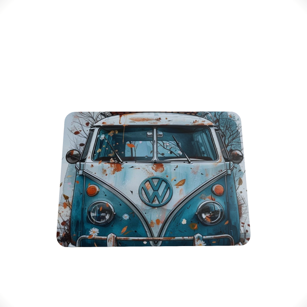 VW Blue Van D-Mouse Pad