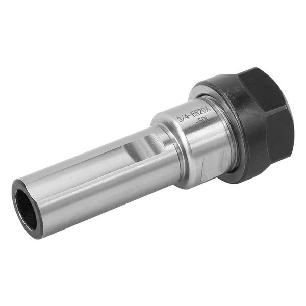 C3 / 4 ER20A-50L Extension Rod Milling Holder Straight Shank Spring Collet