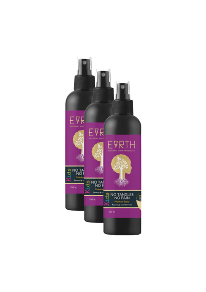 EARTH Kids No Tangles, No Pain Moisture Spray 3 × 250ml Kids Moisture Spray