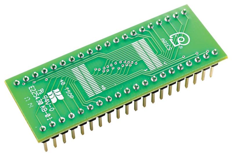 Aries (LCQT-TSOP40-1) IC Adapter - 40-TSOP to 40-DIP