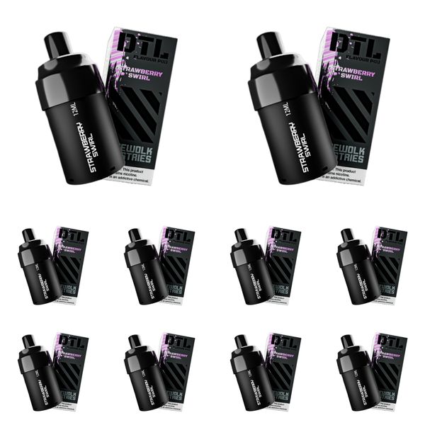 Bewolk DTL 6000 Puffs Disposable Pods - Strawberry Swirl (Box of 10)